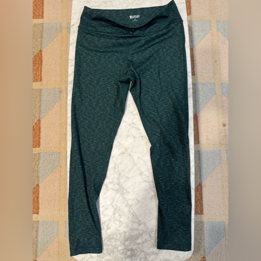 Lands' End Adult Women’s Forest Green Leggings